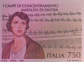 Mafalda of Savoy's commemorative postage stamp