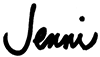 Jenni's signature