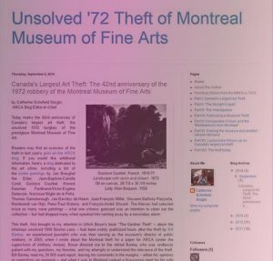 Unsolved '72 Theft of Montreal Museum of Fine Arts