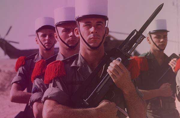 Members of the French Foreign Legion