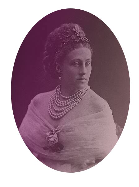 Louise, the Duchess of Manchester in 1884.