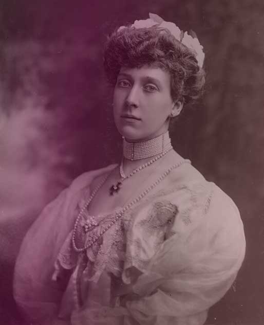 Princess Marie Louise of Schleswig-Holstein, who inherited Princess Helena Victoria's tiara.